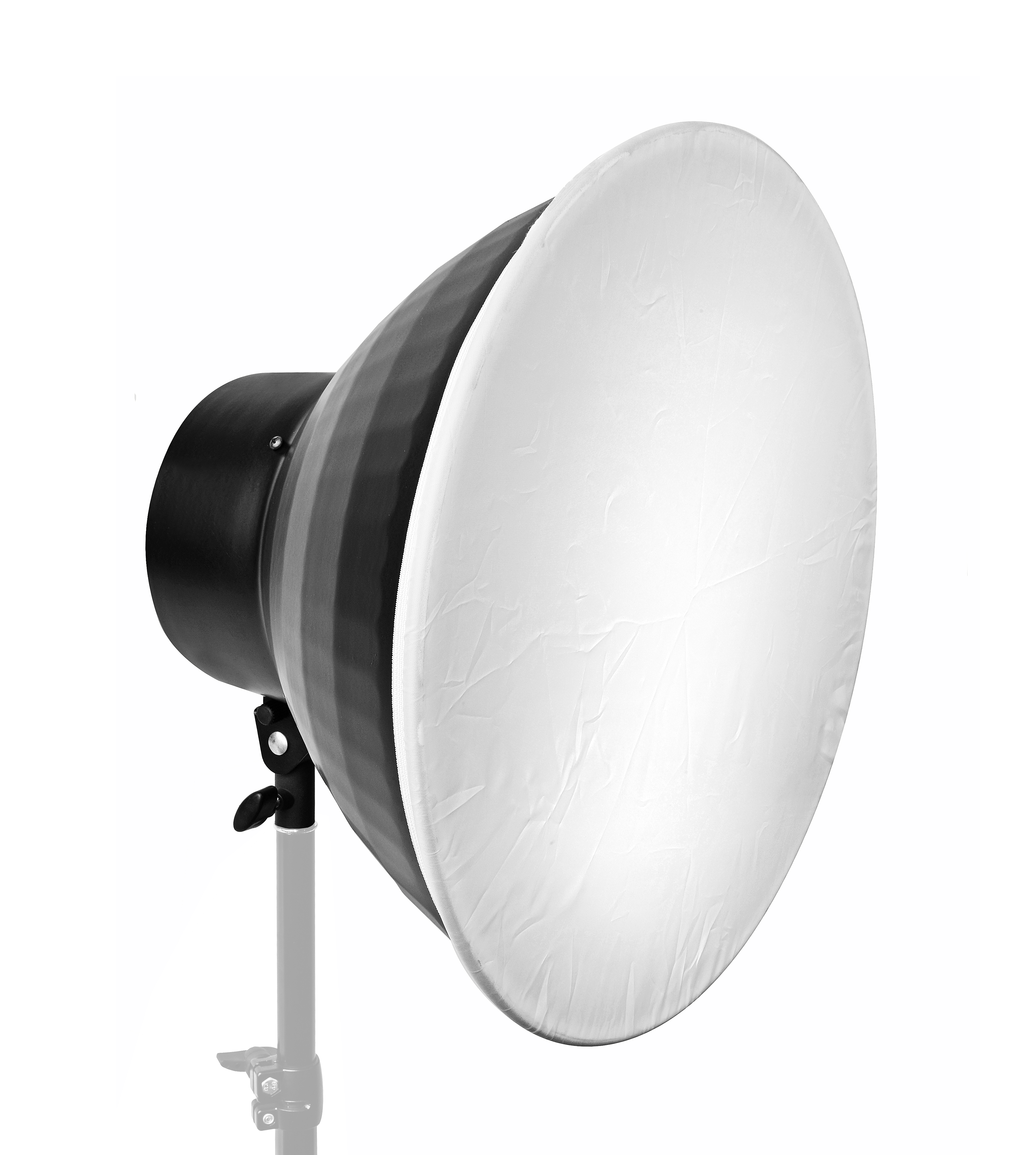 BRESSER MM-05 Portalámparas con reflector para 4 lámparas en espiral