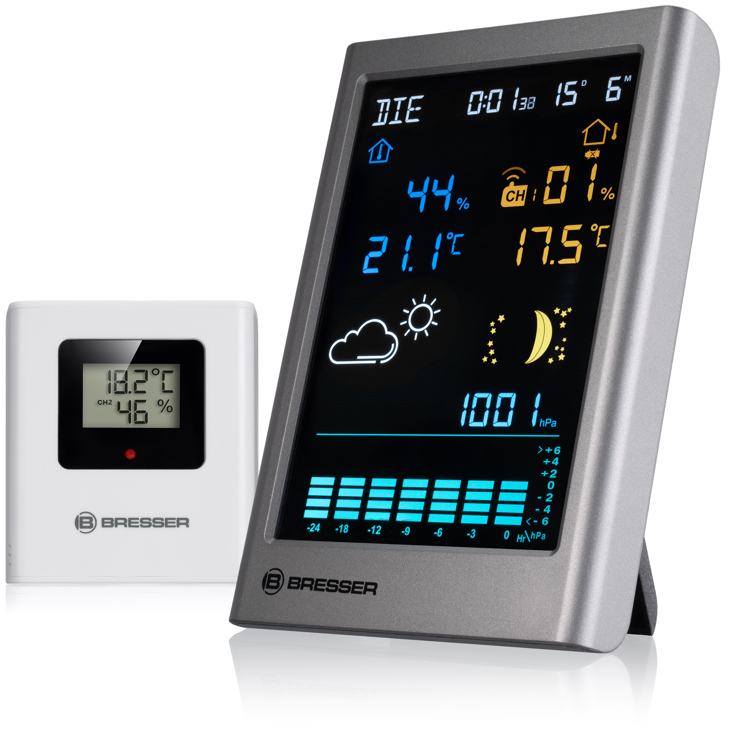 BRESSER Estación Meteorológica MeteoTemp TBV