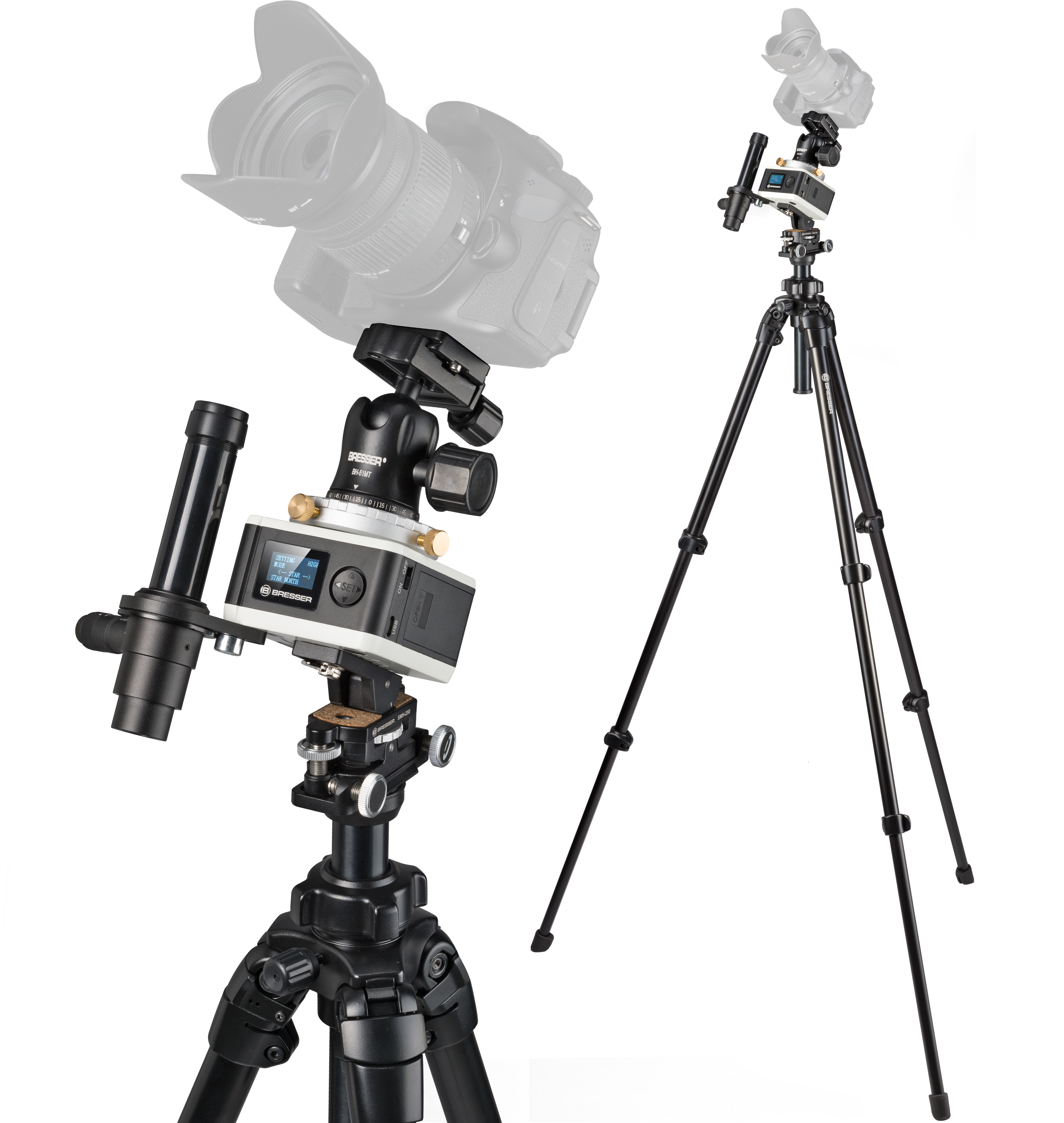 Conjunto de Montura BRESSER StarTracker para Astrofotografía