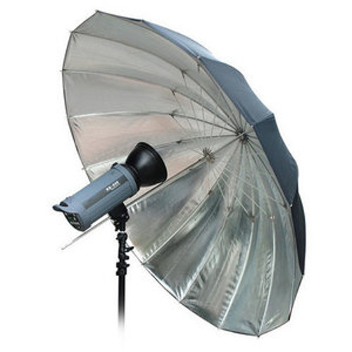 ​BRESSER SM-9 Paraguas reflector gigante plata/negro 162cm