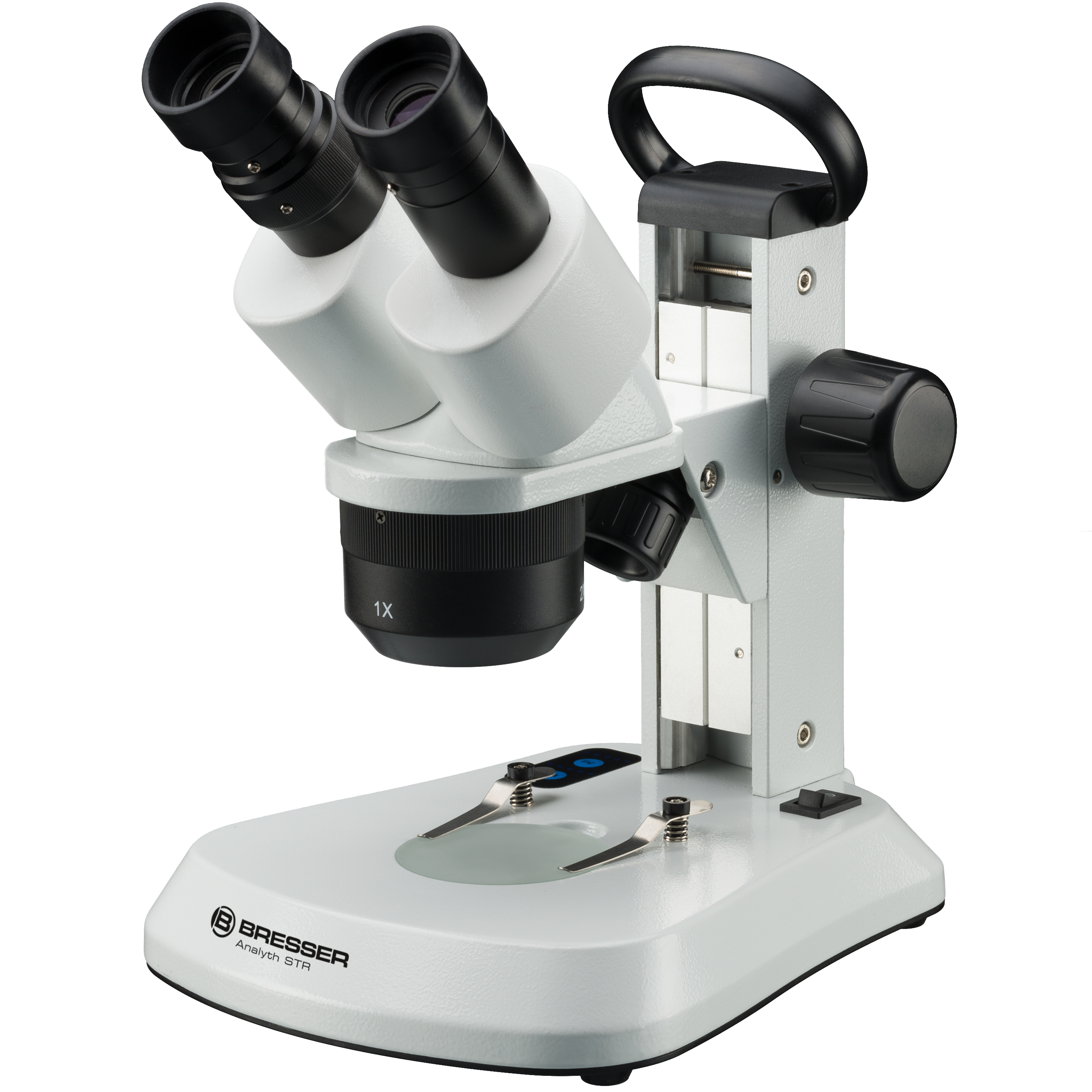 BRESSER Analyth STR 10x - 40x Microscopio estereoscópico de luz reflejada y transmitida con cámara ocular MikrOkular Full HD