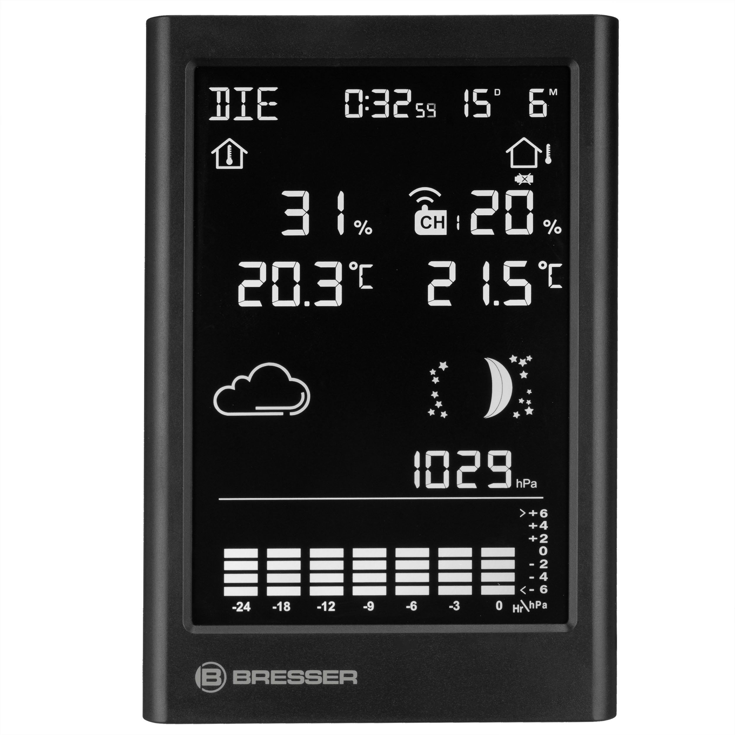 Estación meteorológica inalámbrica BRESSER MeteoTemp TBV