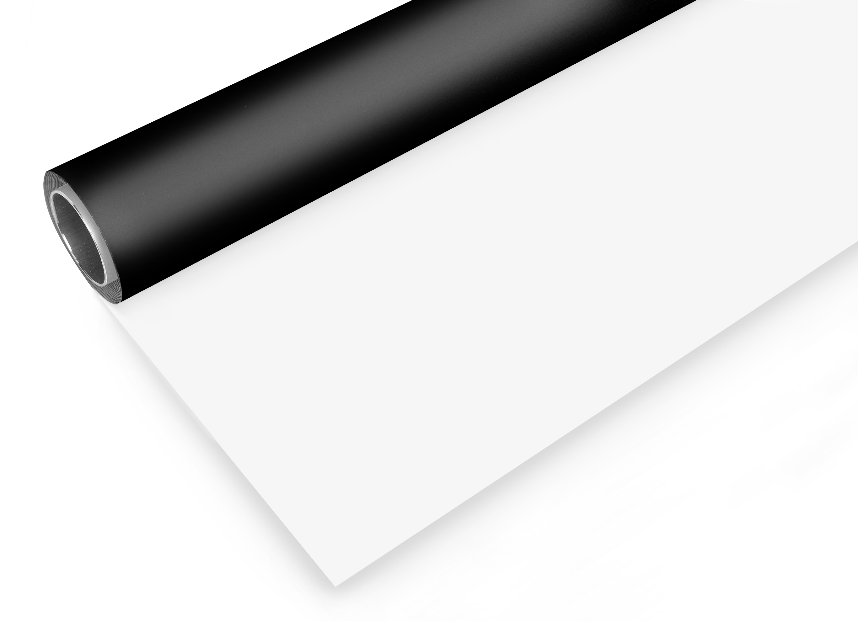 BRESSER Rollo de fondo de vinilo 2,72 x 4m Negro/Blanco