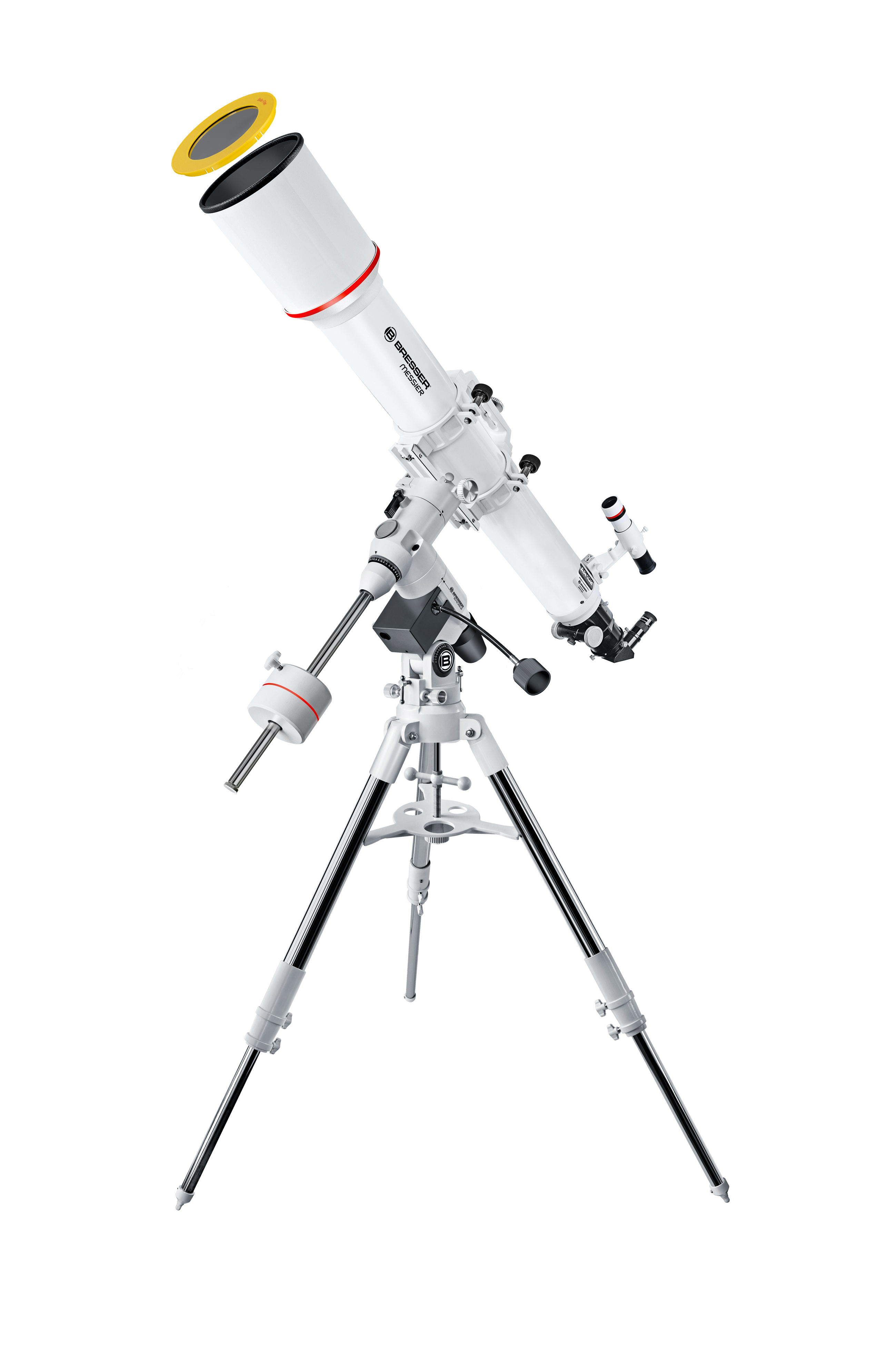 Telescopio Astronómico Acromático Ar-102/1000 Trípode Acero. Montura Eq3.
