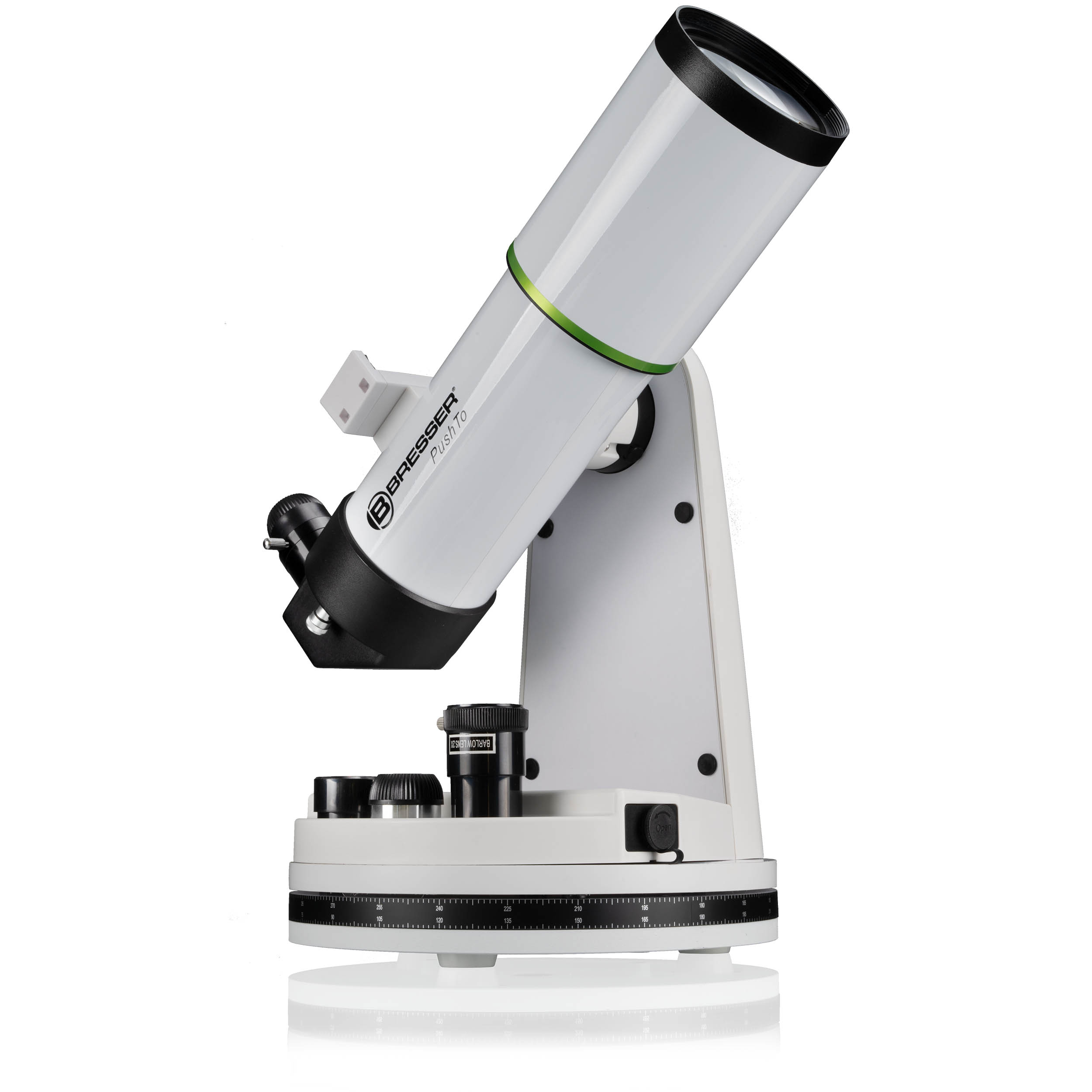 BRESSER PushTo AR-80/400 Smart-Telescopio con trípode