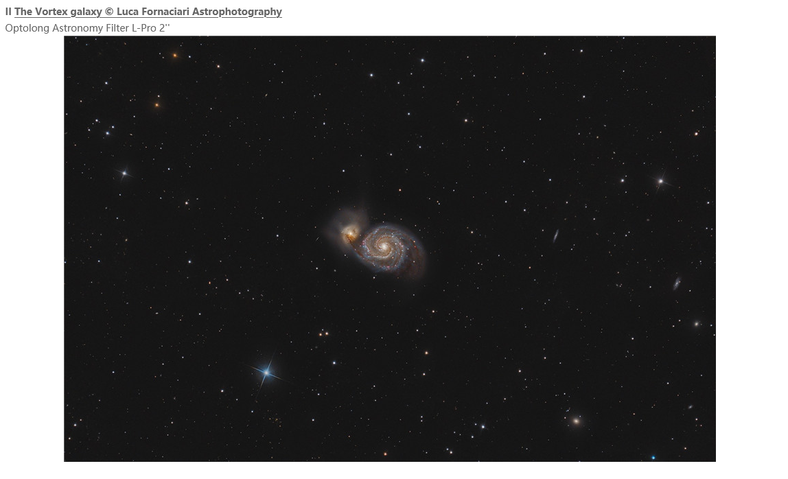 EXPLORE SCIENTIFIC OPTOLONG 1.25" L-Pro Filtro anticontaminación Lumínica de Cielo Profundo